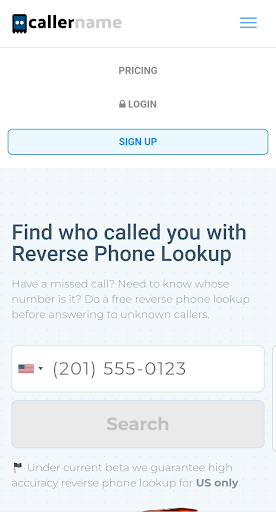 NoCallerName  reverse phone lookup