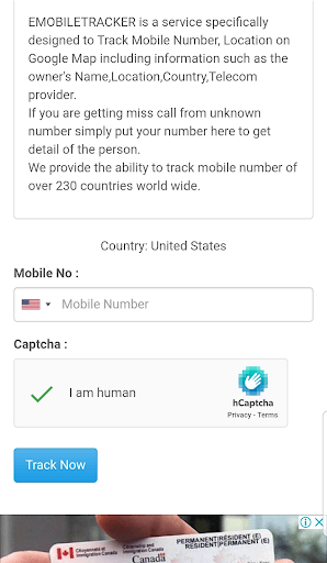 eMobile tracker reverse phone lookup